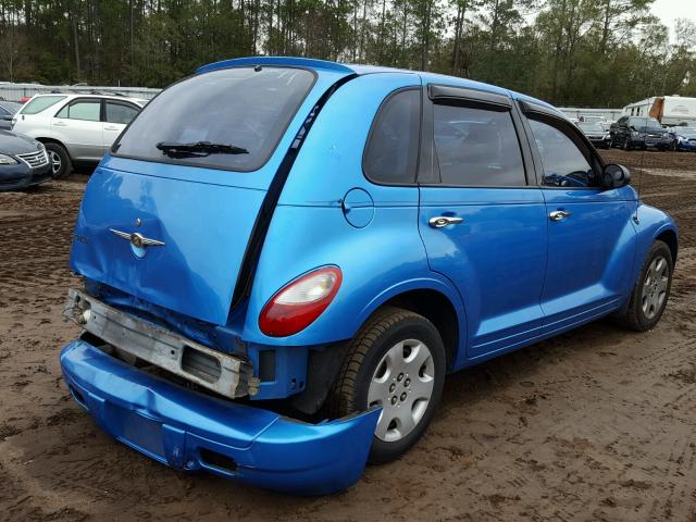 3A8FY48B38T104537 - 2008 CHRYSLER PT CRUISER BLUE photo 4