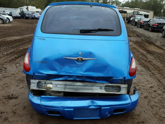 3A8FY48B38T104537 - 2008 CHRYSLER PT CRUISER BLUE photo 9