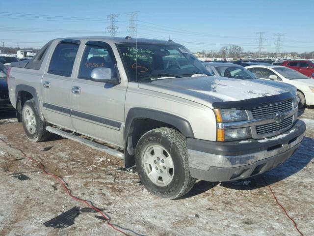 3GNEK12T34G226359 - 2004 CHEVROLET AVALANCHE SILVER photo 1