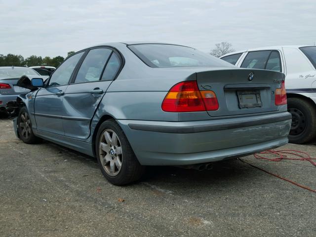 WBAET37422NG72459 - 2002 BMW 325 I TEAL photo 3