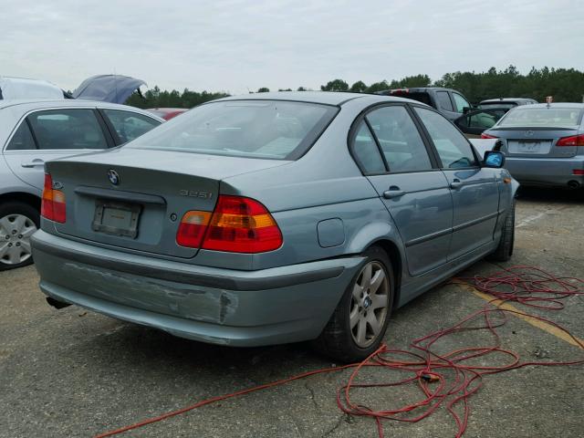 WBAET37422NG72459 - 2002 BMW 325 I TEAL photo 4