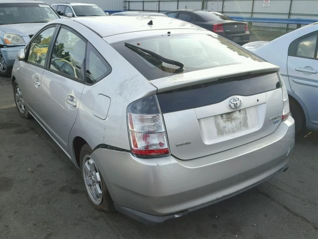 JTDKB20U657035979 - 2005 TOYOTA PRIUS SILVER photo 3