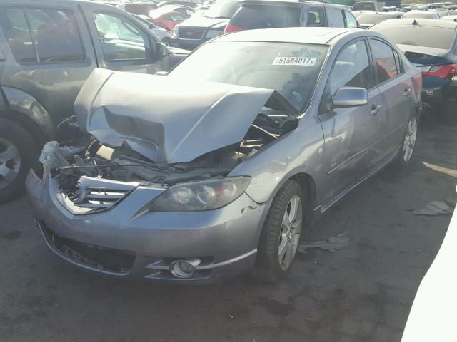 JM1BK324461448569 - 2006 MAZDA 3 S SILVER photo 2