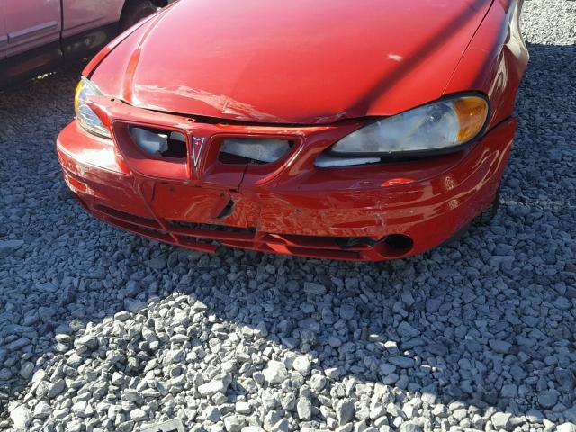 1G2NE52F94M607040 - 2004 PONTIAC GRAND AM S წითელი ფოტო 9