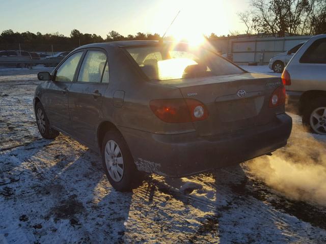 2T1BR32E63C077331 - 2003 TOYOTA COROLLA CE GRAY photo 3