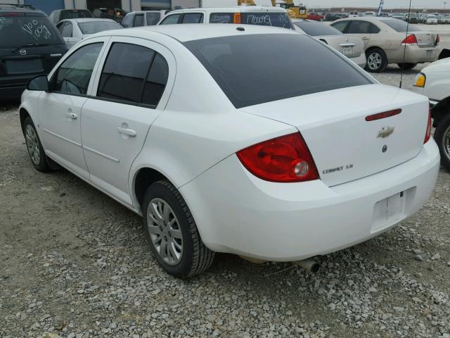 1G1AK58F687339457 - 2008 CHEVROLET COBALT LS WHITE photo 3