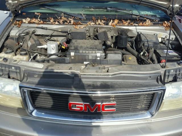 1GKDM19XX4B502623 - 2004 GMC SAFARI XT GRAY photo 7