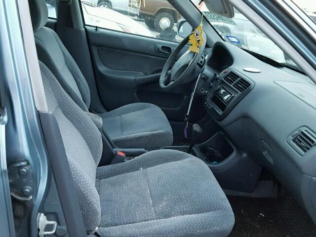 1HGEJ864XYL045387 - 2000 HONDA CIVIC EX Blau Foto 5
