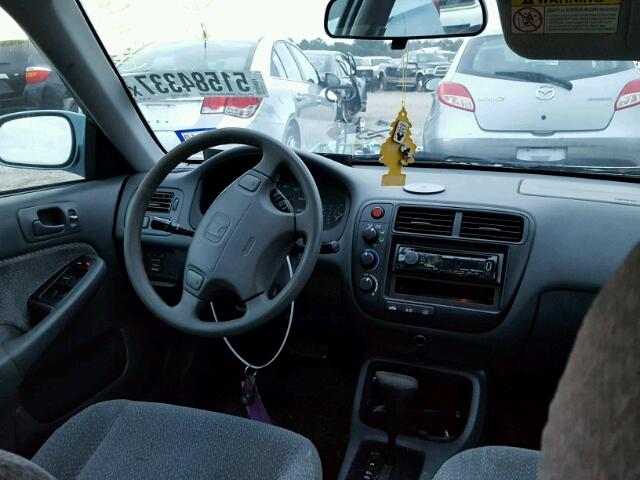 1HGEJ864XYL045387 - 2000 HONDA CIVIC EX Blau Foto 9
