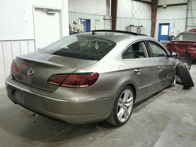 WVWRP7AN0DE514588 - 2013 VOLKSWAGEN CC LUXURY GOLD photo 4