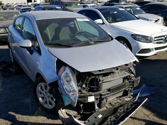 KNADM4A34F6504138 - 2015 KIA RIO LX Արծաթագույն լուսանկար 1