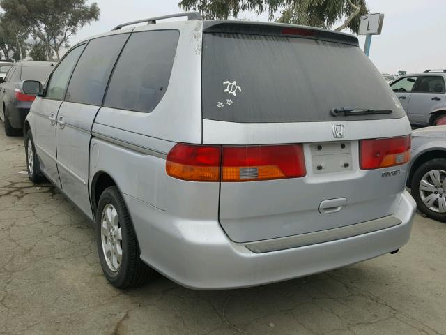 2HKRL18622H000326 - 2002 HONDA ODYSSEY EX SILVER photo 3