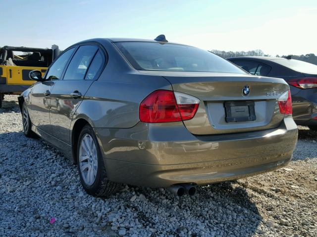 WBAVA37507NE28847 - 2007 BMW 328 I GOLD photo 3