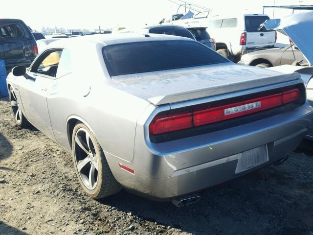 2C3CDYBT8EH293578 - 2014 DODGE CHALLENGER SILVER photo 3