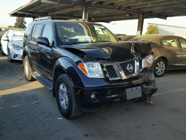 5N1AR18U57C622329 - 2007 NISSAN PATHFINDER BLACK photo 1