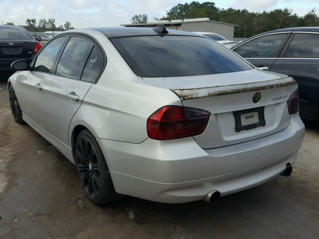 WBAVD53558A284145 - 2008 BMW 335 XI SILVER photo 3