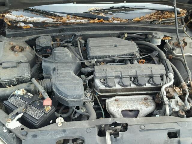 2HGES16544H633631 - 2004 HONDA CIVIC LX GRAY photo 7