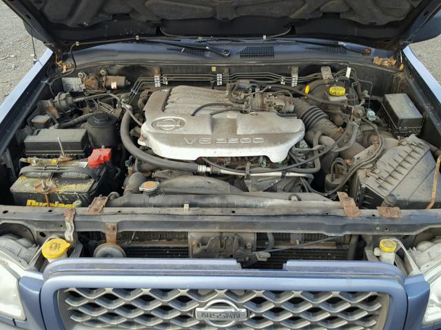 JN8DR07Y71W502459 - 2001 NISSAN PATHFINDER BLUE photo 7