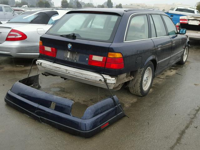 WBAHJ6322SGD25050 - 1995 BMW 525 IT AUT BLUE photo 4