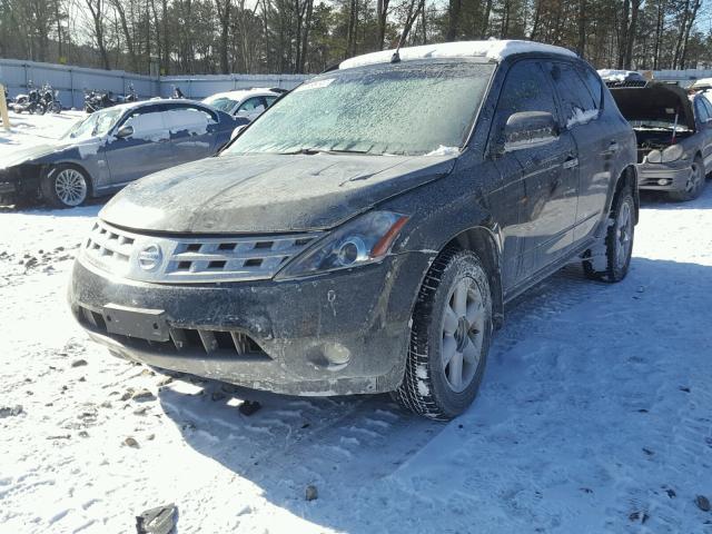 JN8AZ08WX3W210727 - 2003 NISSAN MURANO SL BLACK photo 9