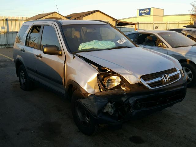 JHLRD68403C002973 - 2003 HONDA CR-V LX SILVER photo 1