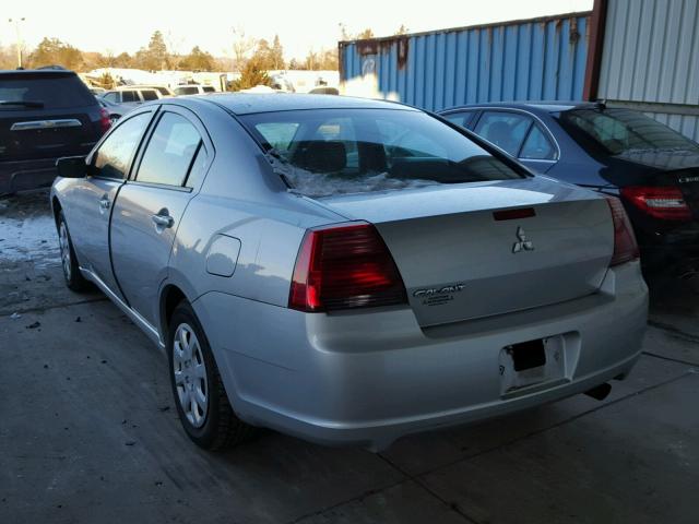 4A3AB36F67E085027 - 2007 MITSUBISHI GALANT ES SILVER photo 3