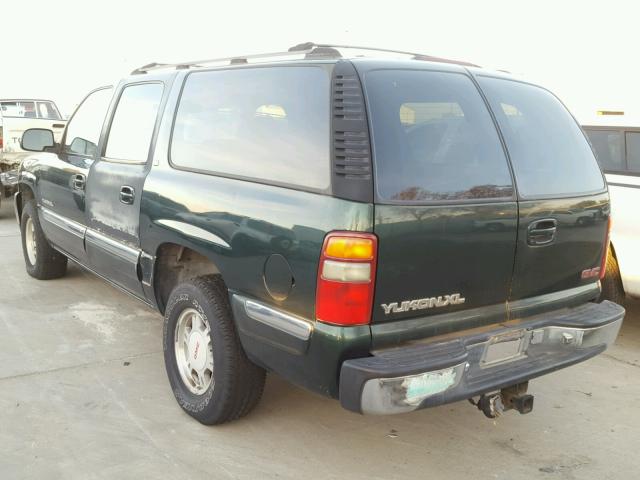 3GKFK16T11G175015 - 2001 GMC YUKON XL K GREEN photo 3