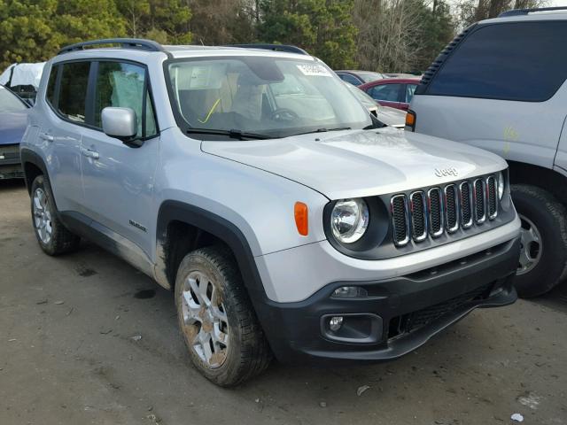 ZACCJBBT3GPD12332 - 2016 JEEP RENEGADE L SILVER photo 1