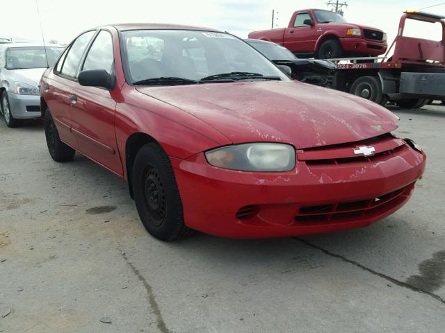 1G1JC52FX37299804 - 2003 CHEVROLET CAVALIER RED photo 1