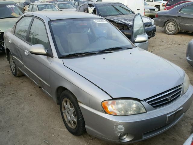 KNAFB121335254421 - 2003 KIA SPECTRA BA SILVER photo 1