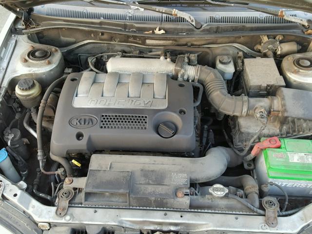 KNAFB121335254421 - 2003 KIA SPECTRA BA SILVER photo 7