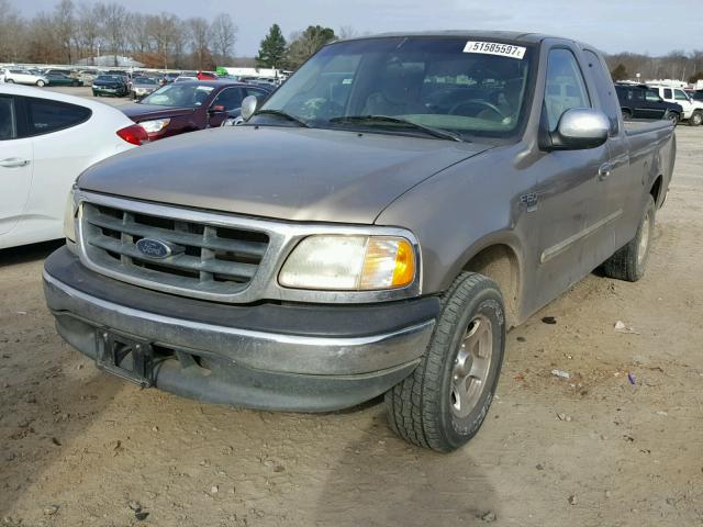 1FTRX17W91NA77585 - 2001 FORD F150 TAN photo 2