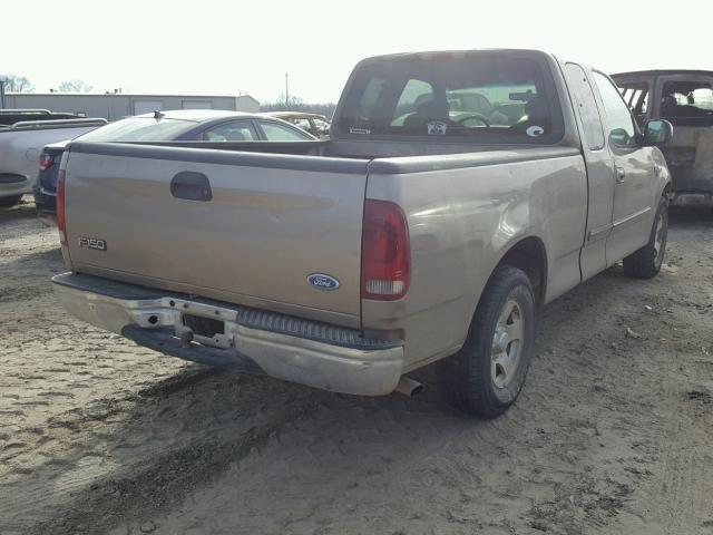 1FTRX17W91NA77585 - 2001 FORD F150 TAN photo 4