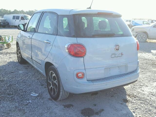 ZFBCFACH6EZ005468 - 2014 FIAT 500L LOUNG BLUE photo 3