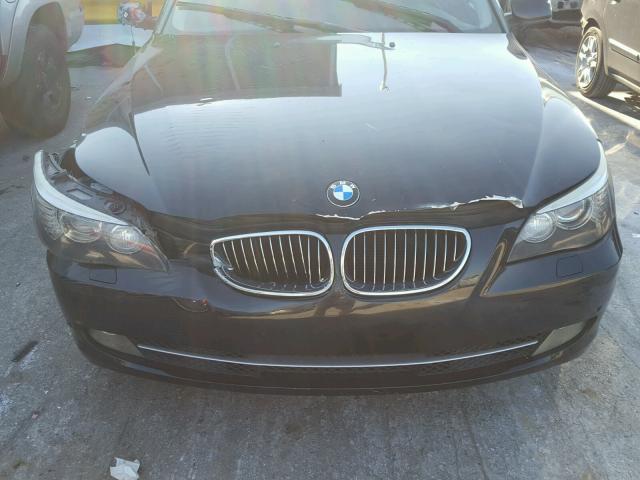 WBANU53598CT08872 - 2008 BMW 528 I BLACK photo 7