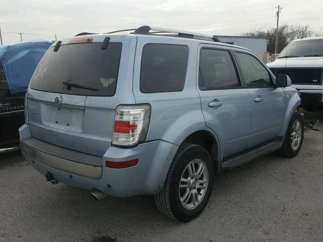 4M2CU87G49KJ16381 - 2009 MERCURY MARINER PR BLUE photo 4