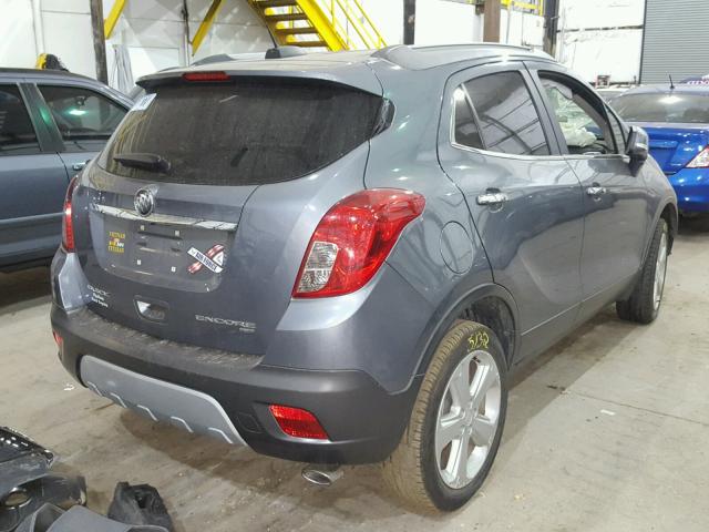 KL4CJFSB0FB173827 - 2015 BUICK ENCORE CON GRAY photo 4