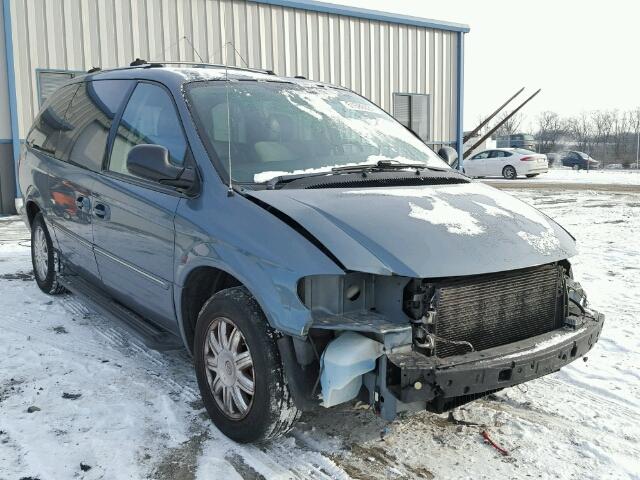 2A8GP64L86R830122 - 2006 CHRYSLER TOWN & COU BLUE photo 1