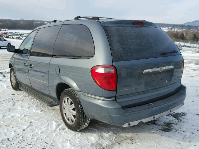 2A8GP64L86R830122 - 2006 CHRYSLER TOWN & COU BLUE photo 3