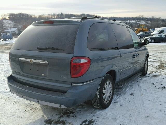 2A8GP64L86R830122 - 2006 CHRYSLER TOWN & COU BLUE photo 4