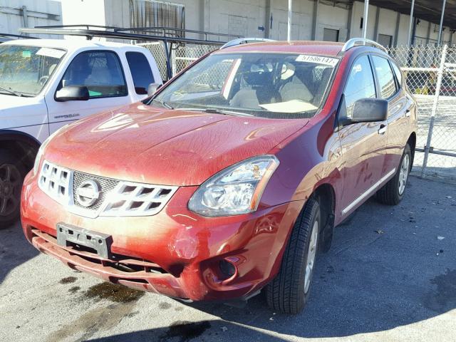 JN8AS5MV5EW721733 - 2014 NISSAN ROGUE SELE RED photo 2