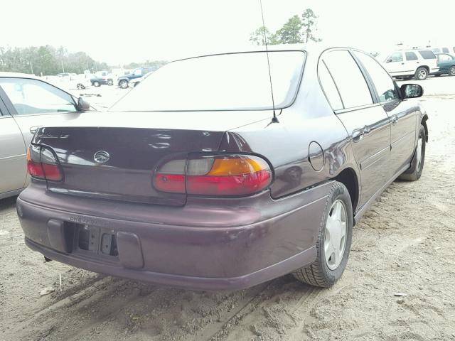 1G1NE52J4Y6236632 - 2000 CHEVROLET MALIBU LS MAROON photo 4