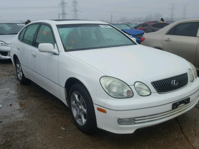 JT8BD69S010150145 - 2001 LEXUS GS 300 WHITE photo 1