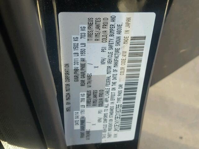 JM1DE1KY3E0180755 - 2014 MAZDA MAZDA2 SPO 黑色 照片 10