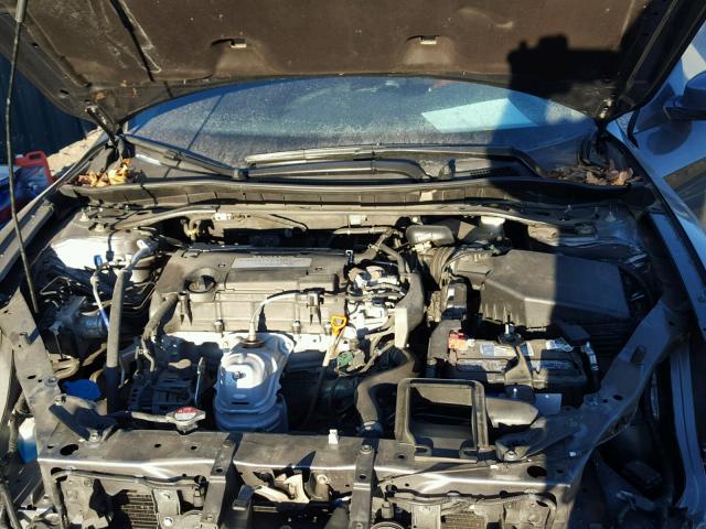 1HGCT1B7XDA018401 - 2013 HONDA ACCORD EX GRAY photo 7