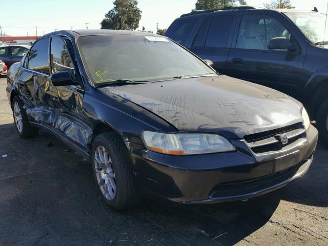 1HGCG5648WA063884 - 1998 HONDA ACCORD LX BLACK photo 1