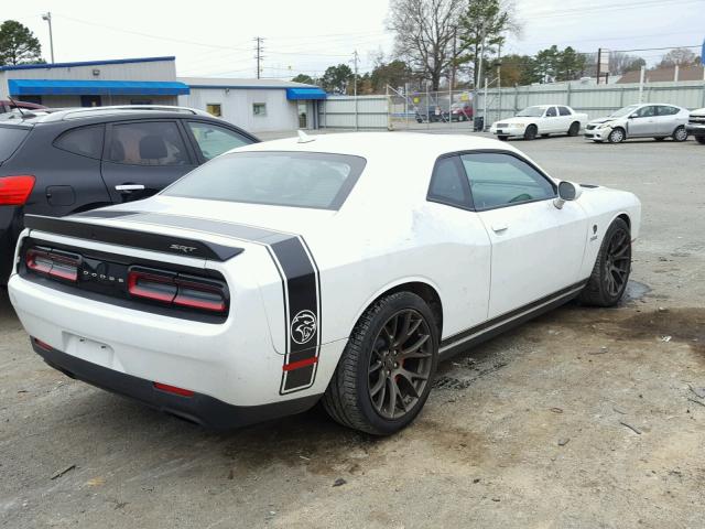 2C3CDZC94GH194865 - 2016 DODGE CHALLENGER WHITE photo 4