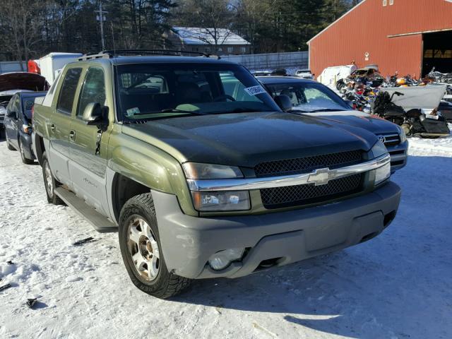 3GNEK13T52G174941 - 2002 CHEVROLET AVALANCHE GREEN photo 1