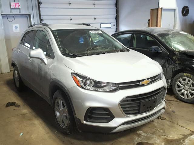 3GNCJLSB2HL159554 - 2017 CHEVROLET TRAX 1LT SILVER photo 1