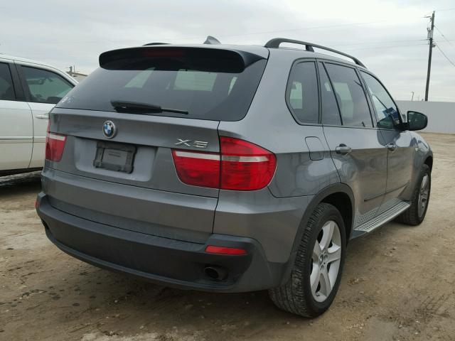 5UXFE43558L021784 - 2008 BMW X5 3.0I SILVER photo 4